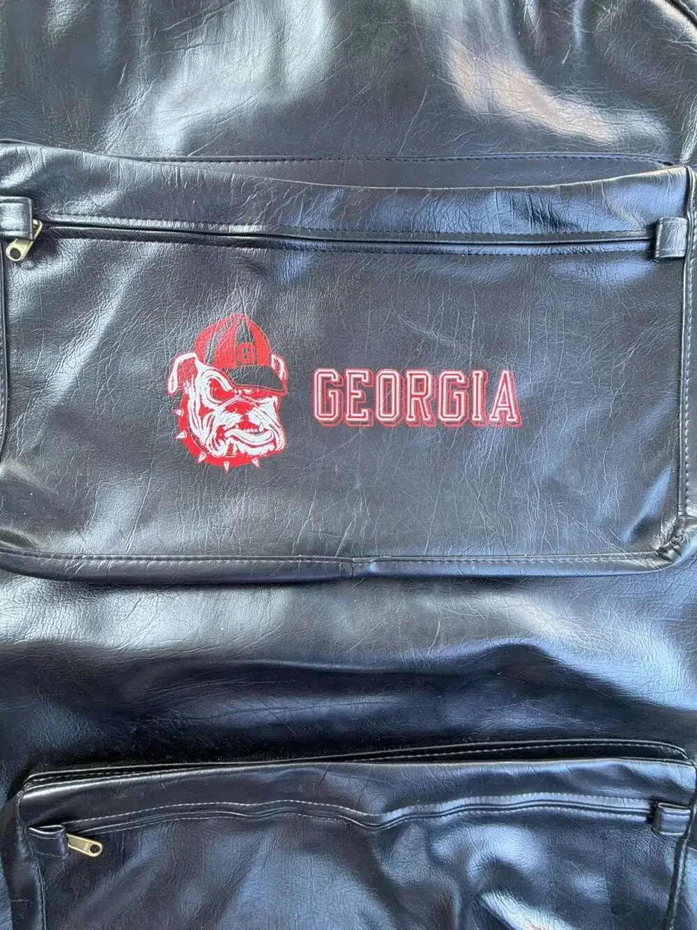 University of Georgia black faux